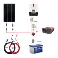 SOLARFAM 180Wp solární ostrovní set, 12V, baterie 100Ah, měnič 230VAC 600W