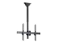 1.8' to 3' Short Pole - Full Motion - Supports Displays 32" to 75" - For VESA Mount Compatible TVs (FPCEILPTBSP) - Držák - pro plochý panel - vysoce odolná ocel - černá - velikost obrazovky: 37"-75" - stropní montáž - pro P/N: HDMIPLATE