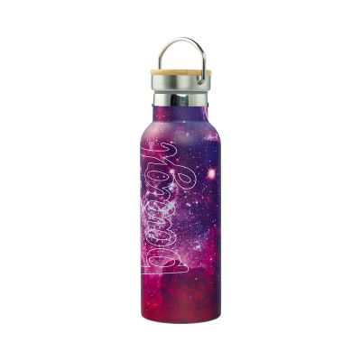 Termoláhev BAAGL Galaxy 500 ml s bambusovým víčkem