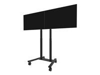Upevňovací komponent (adaptér) - funkce Micro Adjustable - pro 2 ploché panely - uzamykatelný - ocel - černá - velikost obrazovky: 42"-65" - upevnitelné na stojan - pro Neomounts FL55-875BL1, WL55-875BL1