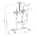 SBOX FS-3610-W, Podlahový stojan na TV, 60" - 100"