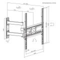 SBOX Revolving wall mount ultra thin TV PLB-3644-2