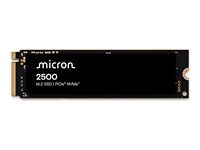 Micron 2500 - SSD - šifrovaný - 512 GB - interní - M.2 2280 - PCIe 4.0 (NVMe) - AES 256 bitů