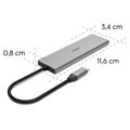 HAMA Hub, USB-C Docking stanice, PD 100W