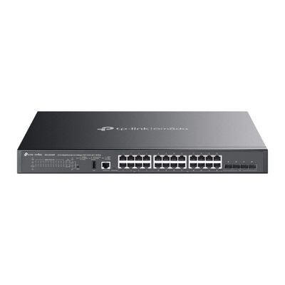 Omada 24-Port Gigabit Stackable Lite L3 Managed PoE++ Switch with 4 10G Slots