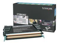 Vysoká výtěžnost - černá - originální - kazeta s barvivem LRP - pro Lexmark CS736dn, CS748de