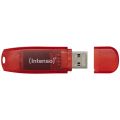INTENSO Rainbow Line, 128GB, USB 2.0, Red