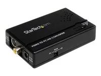 composite to VGA - scan Converter - s-Video to VGA (VID2VGATV2) - Nástroj pro převod videa - kompozitní video, S-video - komponentní video, VGA - černá - pro P/N: SVA5M3NEUA