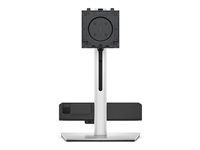 OSS25 - Stojánek na monitor/desktop - 19"-27" - stříbrná