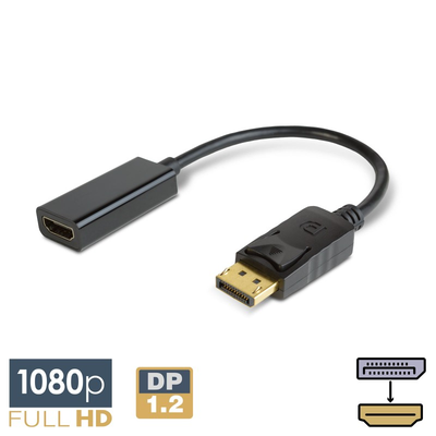 Adaptér DELIGHT 20337 HDMI/DisplayPort 0,25 m