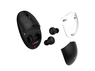 Myš s TWS slúchadlami C-TECH WLM-21 Dual mode,