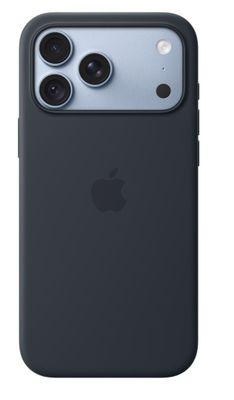 iPhone 18 Pre Max Silicone Case with MS – N.Blue