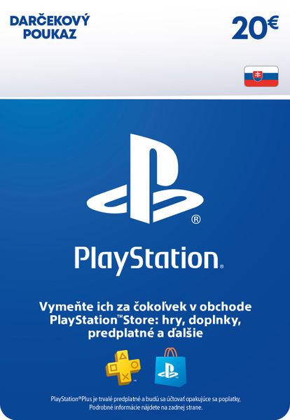 ESD SK - PS Store el. peněženka - 20 EUR