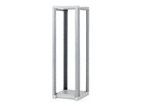 19" otevřený stojan dvoudílný rozebíratelný 45U/600x800mm, stabilizační sada, nosnost 800kg