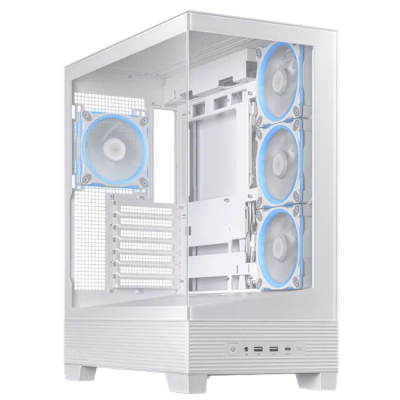 ASUS case A31 PLUS TG ARGB FANS white