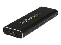 M.2 NGFF SATA with B Key & B+M Key - External M.2 Portable Enclosure (SM2NGFFMBU33) - Kryt úložiště - M.2 - SATA 6Gb/s - USB 3.0 - černá