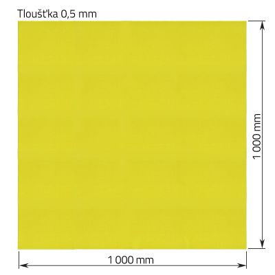 Epoxidová izolační deska 0,5 × 1000 × 1000 mm pro bateriové sady