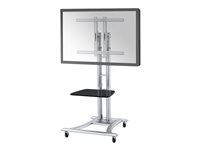 Vozík - pro plochý panel / AV zařízení - stříbrná - velikost obrazovky: 27"-70"