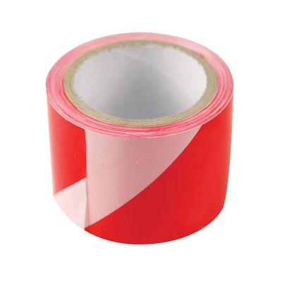 Výstražná páska 75mm x 100m EXTOL CRAFT 9565 červeno-bílá