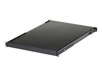 175lbs - 19.5 to 38in Deep Universal Tray for 19" AV, Data & Network Equipment Rack (ADJSHELFHD) - Police skříně - černá - 1U - 19" - pro P/N: RK1233BKM, RK2433BKM, RK2537BKM, RK3236BKF, RK4236BKB, RK4242BK24, RK4242BK30