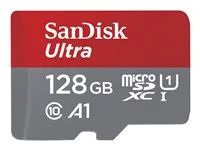 Paměťová karta flash (adaptér microSDXC na SD zahrnuto) - 128 GB - A1 / UHS-I U1 / Class10 - microSDXC UHS-I
