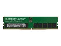 DDR5 - modul - 32 GB - DIMM 288-pin - 3200 MHz / PC5-51200 - CL52 - 1.1 V - nastaveno na taktování - ECC - zelená