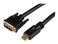 Kabel adaptéru - HDMI s piny (male) do DVI-D s piny (male) - 3 m - černá