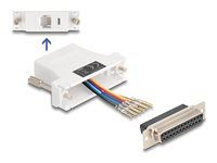 D-Sub 25 pin female to RJ12 female Assem