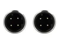 Network cable M12 D-coded 4 pin male to