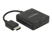 Extraktor zvukového signálu HDMI - černá