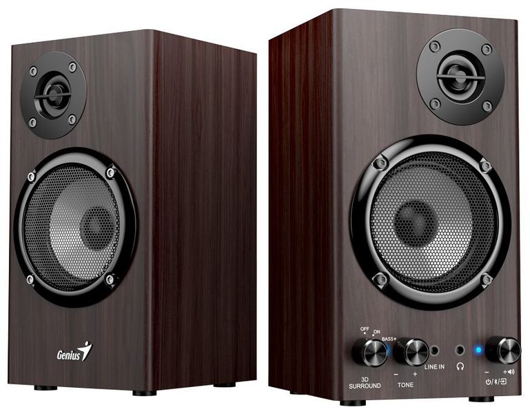 GENIUS repro SP-HF520BT, tmavě hnědá