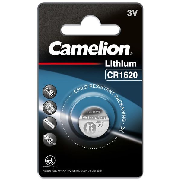 CAMELION Baterie LITHIUM CR1620 1ks CR1620-BP1
