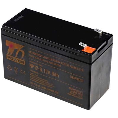 T6 POWER Akumulátor pro UPS, NP12-9,  12V, 9Ah
