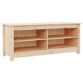 vidaXL Skříňka na boty 110x38x45,5 cm masivní borovice