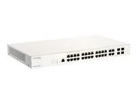 Přepínač - 24 x 10/100/1000 (PoE+) + 4 x kombinace SFP - PoE+ (370 W)