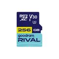 Paměťová karta GOODRAM Rival microSD 256 GB V30 UHS-III s adaptérem