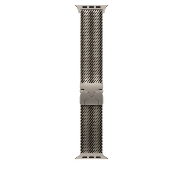 Watch Acc/49/Natural Titanium Milanese Loop - M