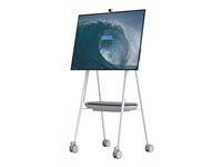 Vozík - pro interaktivní plochý panel - šedá, arktická bílá, cínová - pro Microsoft Surface Hub 2S 50", Hub 3 for Business