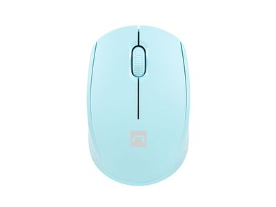 Myš Natec STORK/Kancelářská/Optická/1 600 DPI/Bezdrátová USB/Modrá