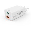 HAMA Rýchlonabíjačka, USB-C/A PD/QC 45W