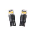 Autožárovka LED T10 12V CARCLEVER 4LED 2835SMD oranžová 2ks