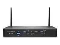 SonicWall TZ Series (Gen 7) TZ570W - Bezpečnostní zařízení - 1GbE, 5GbE - Wi-Fi 5 - 2.4 GHz, 5 GHz - SonicWALL Secure Upgrade Advanced Edition (3 years option), SonicWALL Secure Upgrade Program - desktop