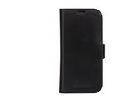 Pouzdro s klopou pro mobilní telefon - kůže full-grain - černá - pro Apple iPhone 15 Pro
