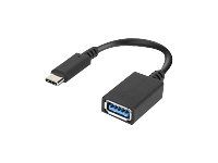 USB adaptér - USB typ A (F) do USB-C (M) - USB 3.0 - 5 V - 2 A - 14 cm - pro ThinkPad T16 Gen 4 21QN