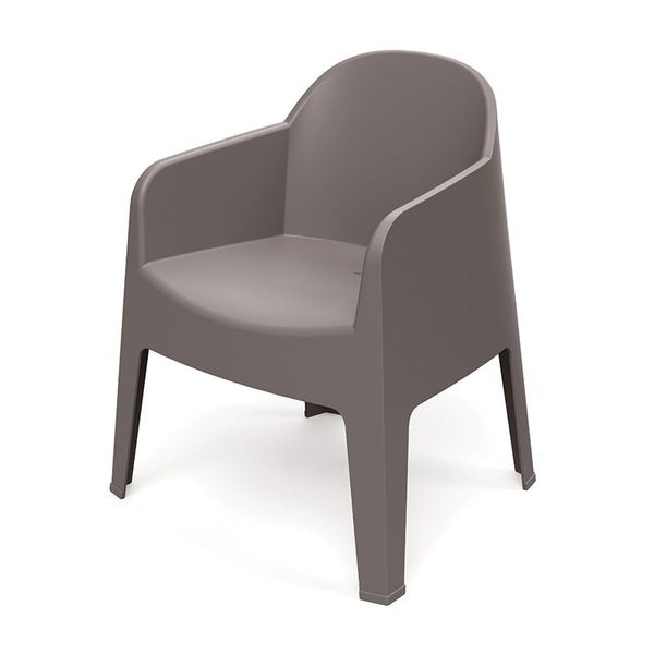 Židle zahradní MILANE 680x600x805mm - zemitě hnědá