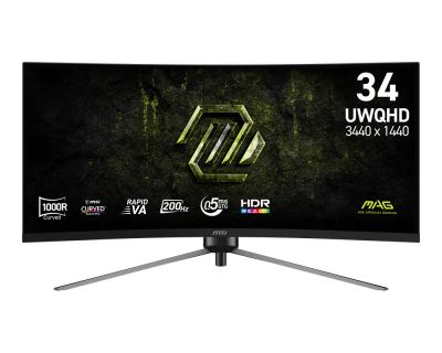 MSI MAG/345CQRF E20/34"/VA/UWQHD/200Hz/0,5ms/Černá/3R
