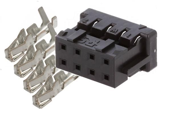 MEANWELL -  DF11-8DS-2C-SET - PCB plug for MeanWell PSU LAD-120/240/360