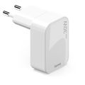 HAMA GaN, rychlonabíječka, 1x USB-C PD/QC, 30W, bílá