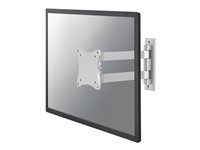 Držák - plný pohyb - pro Displej LCD - stříbrná - velikost obrazovky: 10"-27" - montáž na stěnu