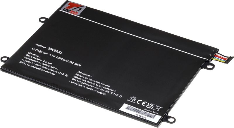 Baterie T6 Power HP X2 210 G2 Tablet, 4220mAh, 32Wh, 2cell, Li-pol
